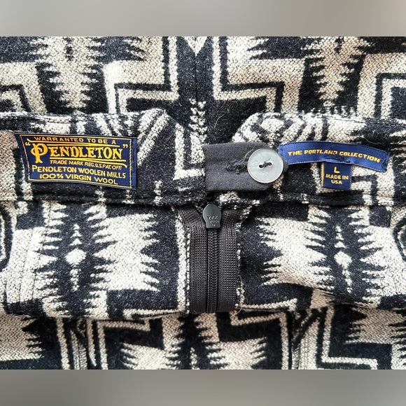 Pendleton Limited “Portland Collection” Wool Mini Skirt. Large. - Picture 5 of 12